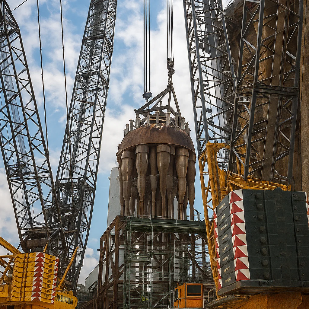 Grúas Demag de 600 toneladas